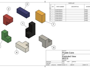 puzzle cube L'impression 3d 3d print model - Mito3D