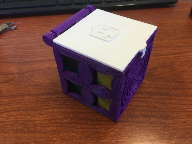 puzzle cube konteyner 3d baskı 3D print model - Mito3D