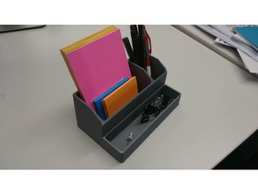 masaüstü organizer ofis ekipmanları organizasyon 3d print model - Mito3D