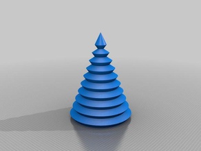 il mio personalizzato albero di natale arredamento su misura 3d print model - Mito3D