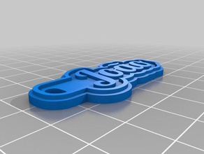 joao 2mm keychains customized 3d print model - Mito3D