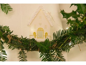 christmas house decor decoration ornament 3d print model - Mito3D