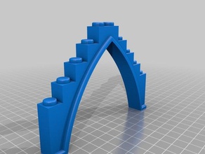 arco gotico v2 10 exinios brinquedos & games 3d print model - Mito3D