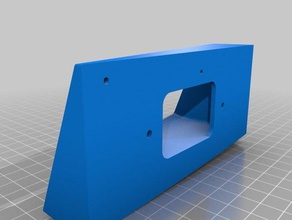 ring zili 2 açılı kama monte edin ev kapı yüzük takma 3d print model - Mito3D