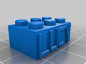 lucy lego-block Bau-Spielzeug kundengebundene 3d print model - Mito3D