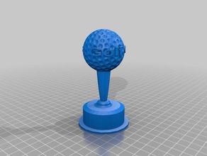 golf ball trophy 3d printing