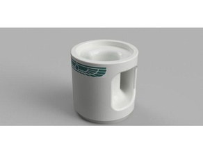 l'argile tasse de café à la version 2 l'art interactif 3d print model - Mito3D