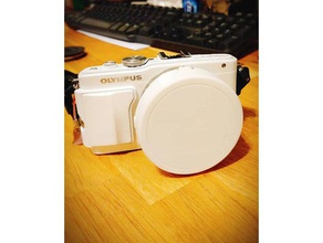 camera lens cover replacement parts cap olympus 3d print model - Mito3D