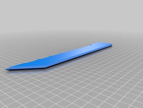 airsoft fictício faca baioneta 3d barra bbwarz manequim é fácil falsos primeiro hobby modelo paintball brinquedos 3d print model - Mito3D