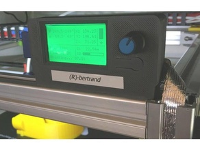 azsmz 12864 lcd do painel de montagem direta caso Impressora 3d acessórios 3d print model - Mito3D