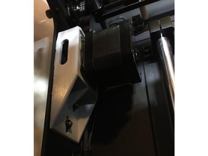 wanhao d6 monoprice final paso a amortiguador soporte de x y del eje Impresora 3d las piezas duplicador 6 motor montaje vibraciones 3d print model - Mito3D