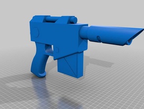 warhammer 40k astra militarum las Pistole Requisiten cosplay 3d print model - Mito3D