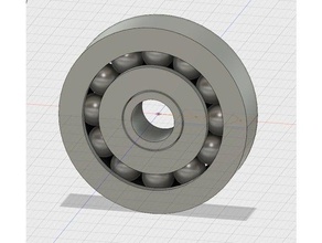 parametric bearing 3d print model - Mito3D