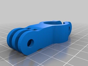 pole mount gopro 3d printing 3d print model - Mito3D