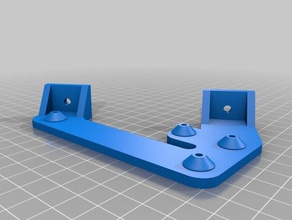 duet board mount 2020 kossel 3d printing 3d print model - Mito3D