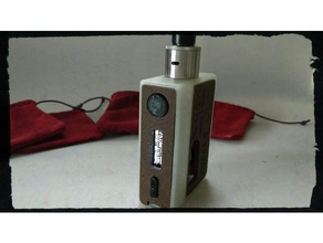 yihi sx350j v2 W squonker 18650 3dprinted ecigaret hetdampkot mmclouds sx350jv2 3d print model - Mito3D