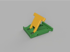 simple adjustable phone stand mobile 3d print model - Mito3D