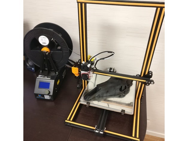 cr10 23 kg support de bobine controlbox Imprimante 3d accessoires filament 2kg 3 cr-10 cr-10s cr10s creality grand 2 3D print model - Mito3D