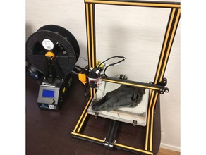cr10 23kg spool holder controlbox 3d printer accessories filament 23 kg 2kg 3 cr-10 cr-10s cr10s creality large 2 support bobine 3d print model - Mito3D