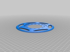 250g filament spool-Flansch Teile Flansch kleine Spule 3d print model - Mito3D
