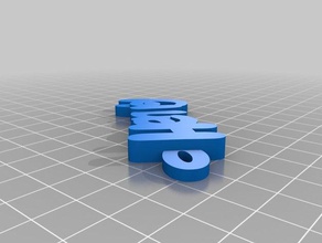 henry Schlüsselanhänger kundengebundene 3d print model - Mito3D