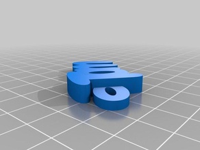 tom Schlüsselanhänger kundengebundene 3d print model - Mito3D