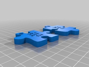 wir passen einfach keychai Schlüsselanhänger 3d print model - Mito3D