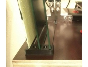 individuell anpassbarer Druck-Bett-Glas-Halter 3d Drucker Zubehör 3d print model - Mito3D
