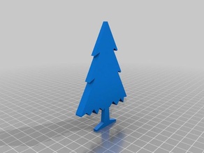 christmas tree decor ornament trees 3d print model - Mito3D