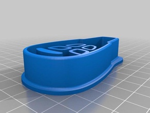 saab 9-3 Schlüssel cookie-cutter automotive 3d print model - Mito3D