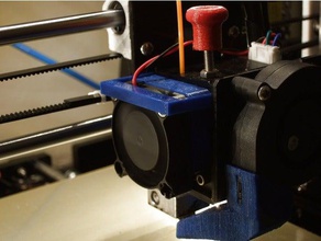 a8 fan shroud quick filament changes 3d printer parts anet mods upgrade 3d print model - Mito3D
