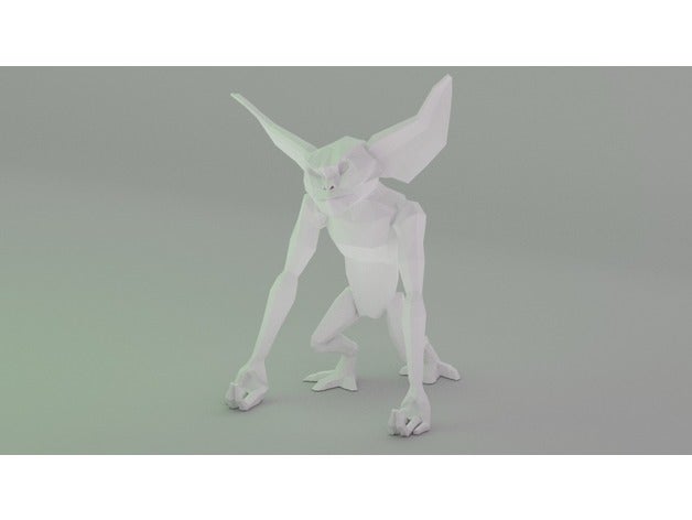 düşük poli gremlin telefon tutucu cep telefonu chistmas hediye gremlins poly 3D print model - Mito3D