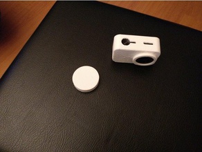 el caso de xiaomi mi mijia 4k la cámara action cam caja tapa lente 3d print model - Mito3D