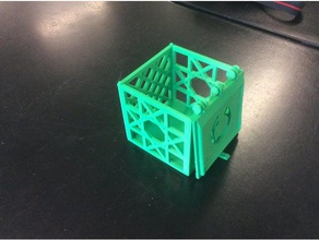 4x4x4 assembly puzzle containter puzzles 3d print model - Mito3D