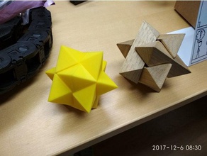 3d puzzle star puzzles 3d-puzzle 3d print model - Mito3D