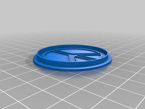 peace sign cookie cutter kitchen & dining 3d print model - Mito3D