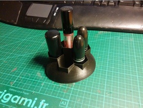 lipstick holder - porte rouge levres containers makeup 3d print model - Mito3D