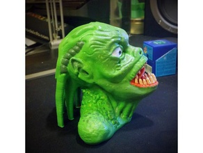 cruel monstro do mar esculturas criaturas escultura digital horror pintado criatura os dentes zbrush 3d print model - Mito3D