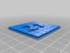 puzzle21 6x 50w juegos y juguetes personalizado 3d print model - Mito3D