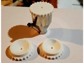 badger paint cup lid art tools airbrush cover 3d print model - Mito3D