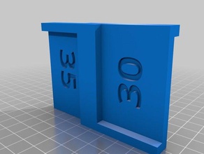 eclipse rodage angle d'affûtage guide - ciseau de rabotage outils 3d print model - Mito3D