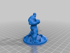 hulk base hobby jogos miniatura mesa de 3d print model - Mito3D
