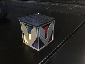 drew puzzle del cubo contenitore La stampa 3d 3d print model - Mito3D