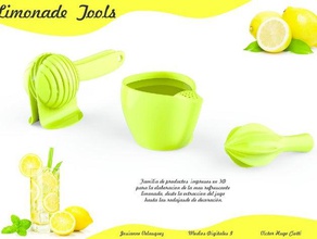 Limonade-tools 3d-drucken Saft Küche Zitrone cutter tools 3d print model - Mito3D