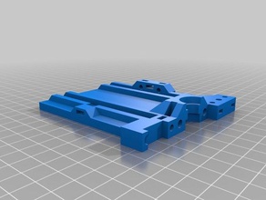 cubo de transporte Impresora 3d las piezas flsun x carro 3d print model - Mito3D