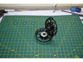 lightweight filament spool holder bearing 3d printer accessories 3d print model - Mito3D