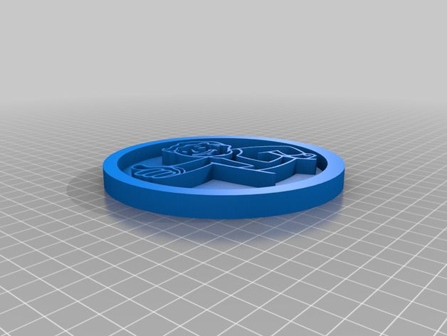 fallout Charakter Achterbahn Essen & trinken bethesda coaster 3 4 3D print model - Mito3D