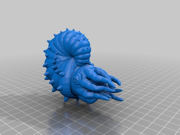 ruço amonita A impressão 3d cefalópode fósseis jurássico nautilus 3D print model - Mito3D