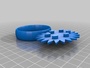 flower heart pendant jewelry 3d print model - Mito3D