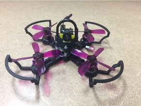80mm brushless quadcopter 3d printing 1103 motor 1104 1s lipo micro drone mini prop protector soft mount 3d print model - Mito3D